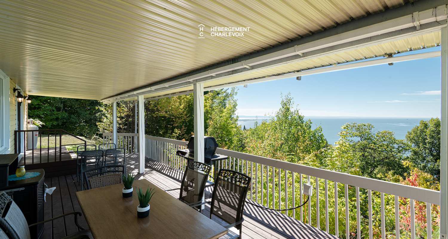 CEL-5 - Résidence chaleureuse avec vue spectaculaire sur le St-Laurent